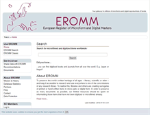 Tablet Screenshot of eromm.org